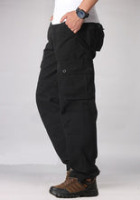 Load image into Gallery viewer, Men's Cargo Pants Mens Casual Multi Pockets Military Plus Size 44 Tactical Pants Men Outwear Cotton Straight Loose Long Trousers