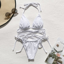 Load image into Gallery viewer, 2020 Brazilian micro bikini thong extreme Bandage sexy swimsuit female bathers Push up high cut swimwear women bathing suit new