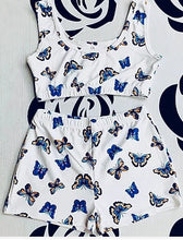 Load image into Gallery viewer, Goocheer Skinny Woman Soft Letter Yes DADDY Print Short Tank Tops + Ladies Female Sexy Shorts Women Casual 2 PCS Sets