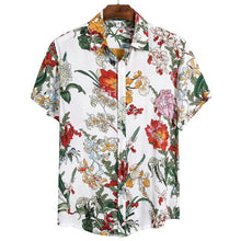 Load image into Gallery viewer, MJARTORIA New Arrival Men's Shirts Men Hawaiian Camicias Casual One Button Wild Shirts Printed Short-sleeve Blouses Tops 2020