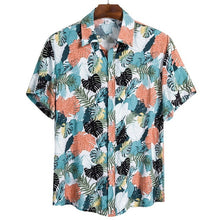 Load image into Gallery viewer, MJARTORIA New Arrival Men's Shirts Men Hawaiian Camicias Casual One Button Wild Shirts Printed Short-sleeve Blouses Tops 2020