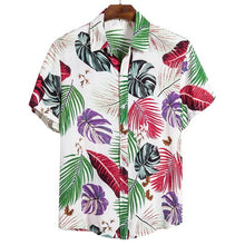 Load image into Gallery viewer, MJARTORIA New Arrival Men's Shirts Men Hawaiian Camicias Casual One Button Wild Shirts Printed Short-sleeve Blouses Tops 2020