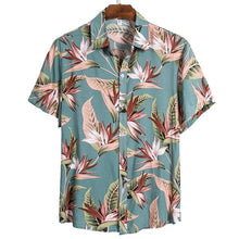 Load image into Gallery viewer, MJARTORIA New Arrival Men's Shirts Men Hawaiian Camicias Casual One Button Wild Shirts Printed Short-sleeve Blouses Tops 2020