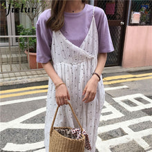 Load image into Gallery viewer, Jielur Tee Shirt 15 Solid Color Basic T Shirt Women Casual O-neck Harajuku Summer Top Korean Hipster White Tshirt S-XL