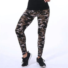 Load image into Gallery viewer, VISNXGI New Fashion 2020 Camouflage Printing Elasticity Leggings Camouflage Fitness Pant Legins Casual Milk Legging For Women