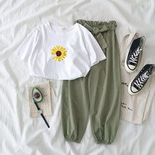 Load image into Gallery viewer, Two Piece Set Summer Clothes For Women 2020 New Dresy printing Loose Casual Wide Leg Pants Print t Shirt 2 Piece Set Women