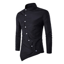 Load image into Gallery viewer, Fashion Button Business Men Shirts Autumn Two Ply Tee Camisas Hombre Breatheable Chemise Homme Slim Fit Office Shirts Men Dress