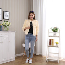 Load image into Gallery viewer, New fashion fur coat pure natural rabbit fur short coat mink coat