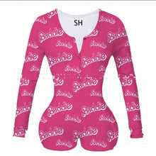 Load image into Gallery viewer, 2020 Hot Sale Womens Jumpsuit Sleepwear Fashion Floral Long Sleeve V Neck Bodycon Jumpsuit Bodysuit Romper Shorts Pants Overalls
