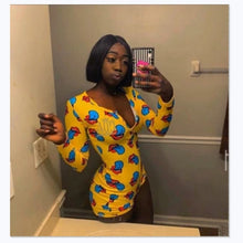 Load image into Gallery viewer, 2020 Hot Sale Womens Jumpsuit Sleepwear Fashion Floral Long Sleeve V Neck Bodycon Jumpsuit Bodysuit Romper Shorts Pants Overalls
