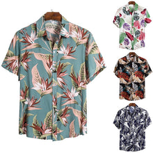 Load image into Gallery viewer, MJARTORIA New Arrival Men's Shirts Men Hawaiian Camicias Casual One Button Wild Shirts Printed Short-sleeve Blouses Tops 2020
