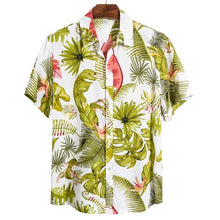 Load image into Gallery viewer, MJARTORIA New Arrival Men's Shirts Men Hawaiian Camicias Casual One Button Wild Shirts Printed Short-sleeve Blouses Tops 2020
