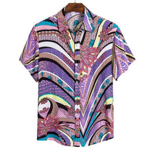 Load image into Gallery viewer, MJARTORIA New Arrival Men's Shirts Men Hawaiian Camicias Casual One Button Wild Shirts Printed Short-sleeve Blouses Tops 2020
