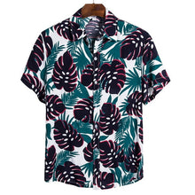 Load image into Gallery viewer, MJARTORIA New Arrival Men's Shirts Men Hawaiian Camicias Casual One Button Wild Shirts Printed Short-sleeve Blouses Tops 2020
