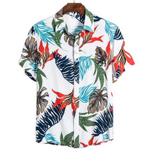 Load image into Gallery viewer, MJARTORIA New Arrival Men's Shirts Men Hawaiian Camicias Casual One Button Wild Shirts Printed Short-sleeve Blouses Tops 2020
