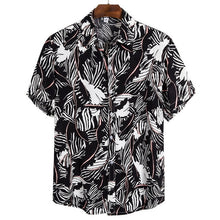 Load image into Gallery viewer, MJARTORIA New Arrival Men's Shirts Men Hawaiian Camicias Casual One Button Wild Shirts Printed Short-sleeve Blouses Tops 2020
