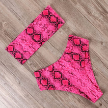 Load image into Gallery viewer, RUUHEE Bandage Bikini Swimwear Women Swimsuit High Waist Bikini Set 2020 Bathing Suit Push Up Maillot De Bain Femme Beachwear
