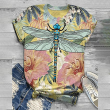 Load image into Gallery viewer, Plus Size Women Short Sleeve 3D Animal Printed O-Neck Tops Tee T-Shirt Remeras Mujer Tallas Grandes Mujer#s
