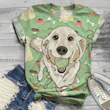 Load image into Gallery viewer, Plus Size Women Short Sleeve 3D Animal Printed O-Neck Tops Tee T-Shirt Remeras Mujer Tallas Grandes Mujer#s
