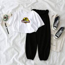 Load image into Gallery viewer, Two Piece Set Summer Clothes For Women 2020 New Dresy printing Loose Casual Wide Leg Pants Print t Shirt  2 Piece Set Women
