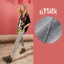 Load image into Gallery viewer, ELFSACK Sporty Style Leggings Women 2020 New Korean Ladies Casual Basic Daily Trousers
