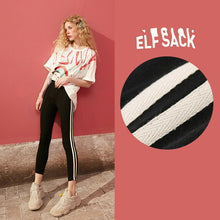 Load image into Gallery viewer, ELFSACK Sporty Style Leggings Women 2020 New Korean Ladies Casual Basic Daily Trousers
